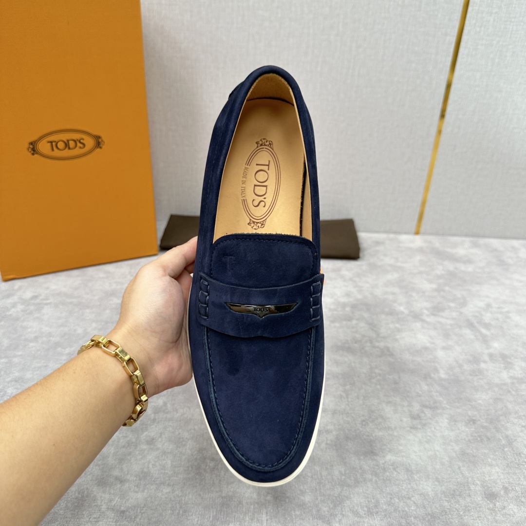 💋💍TOD*S  托德-斯 新品拉菲草（汤德森）OTV绒面皮革乐福鞋上🆕  官方  5,800   本款