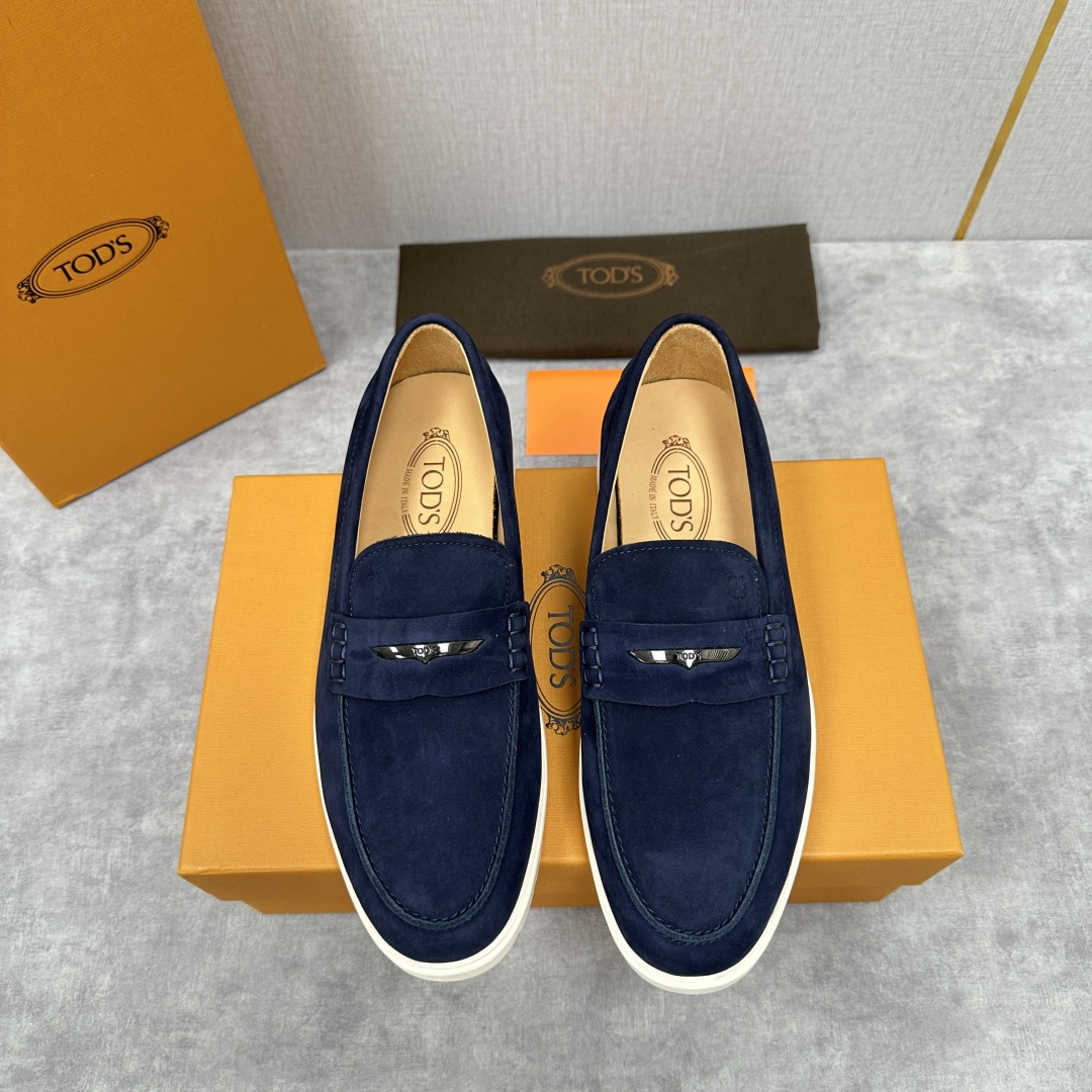 💋💍TOD*S  托德-斯 新品拉菲草（汤德森）OTV绒面皮革乐福鞋上🆕  官方  5,800   本款