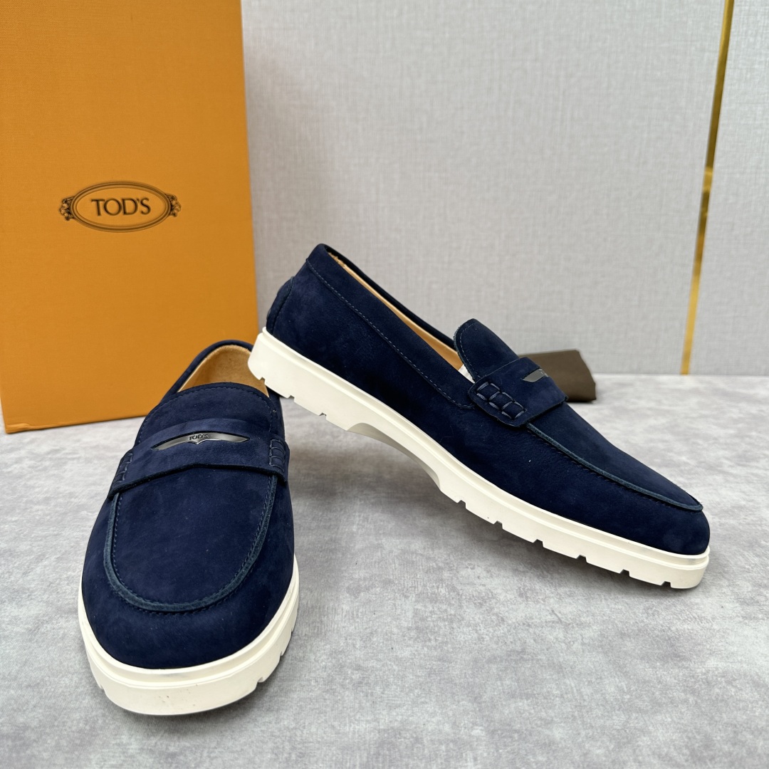 💋💍TOD*S  托德-斯 新品拉菲草（汤德森）OTV绒面皮革乐福鞋上🆕  官方  5,800   本款