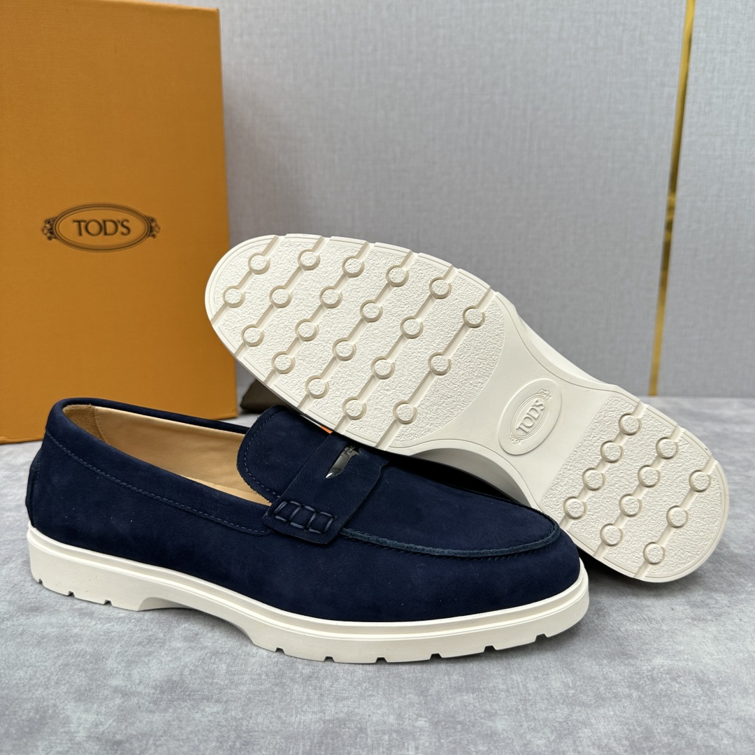 💋💍TOD*S  托德-斯 新品拉菲草（汤德森）OTV绒面皮革乐福鞋上🆕  官方  5,800   本款