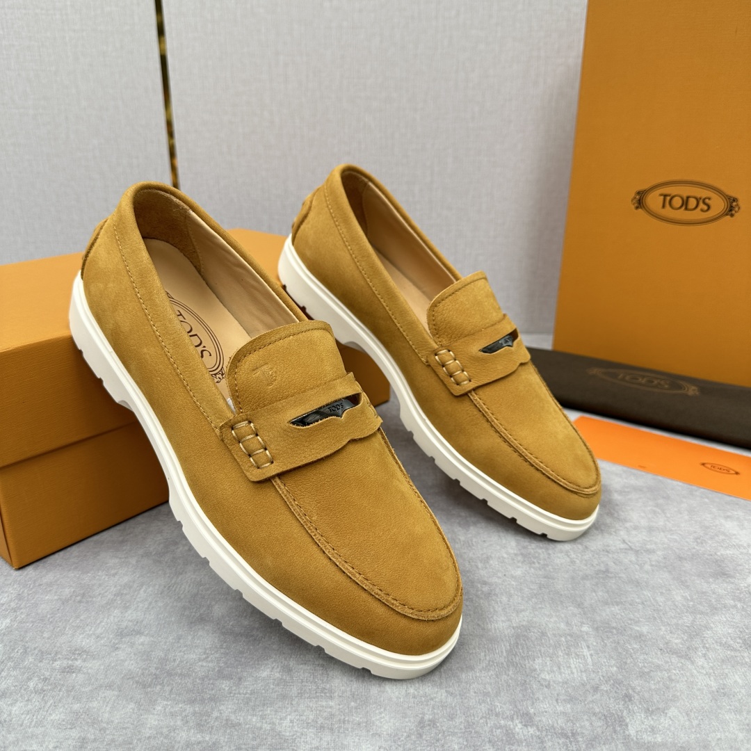 💋💍TOD*S  托德-斯 新品拉菲草（汤德森）OTV绒面皮革乐福鞋上🆕  官方  5,800   本款