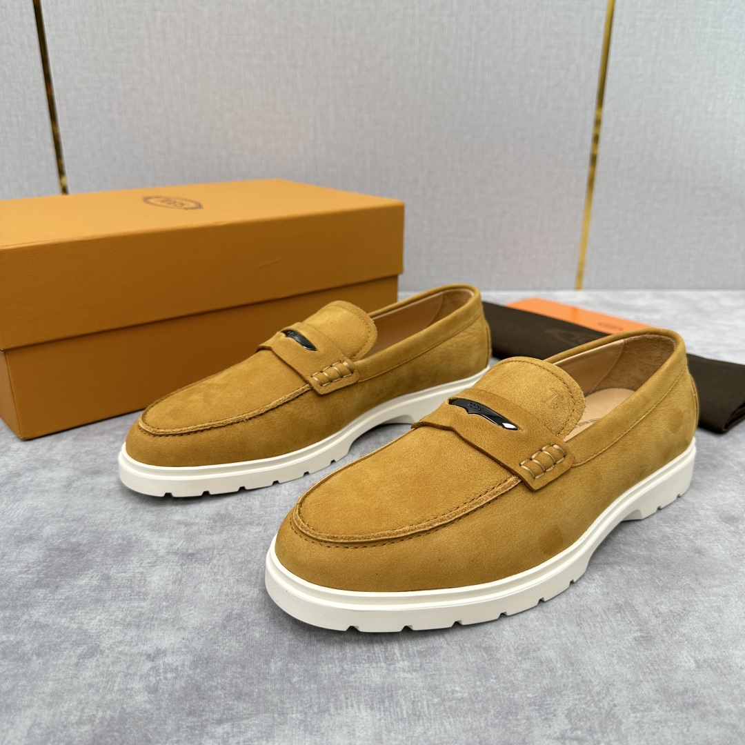 💋💍TOD*S  托德-斯 新品拉菲草（汤德森）OTV绒面皮革乐福鞋上🆕  官方  5,800   本款