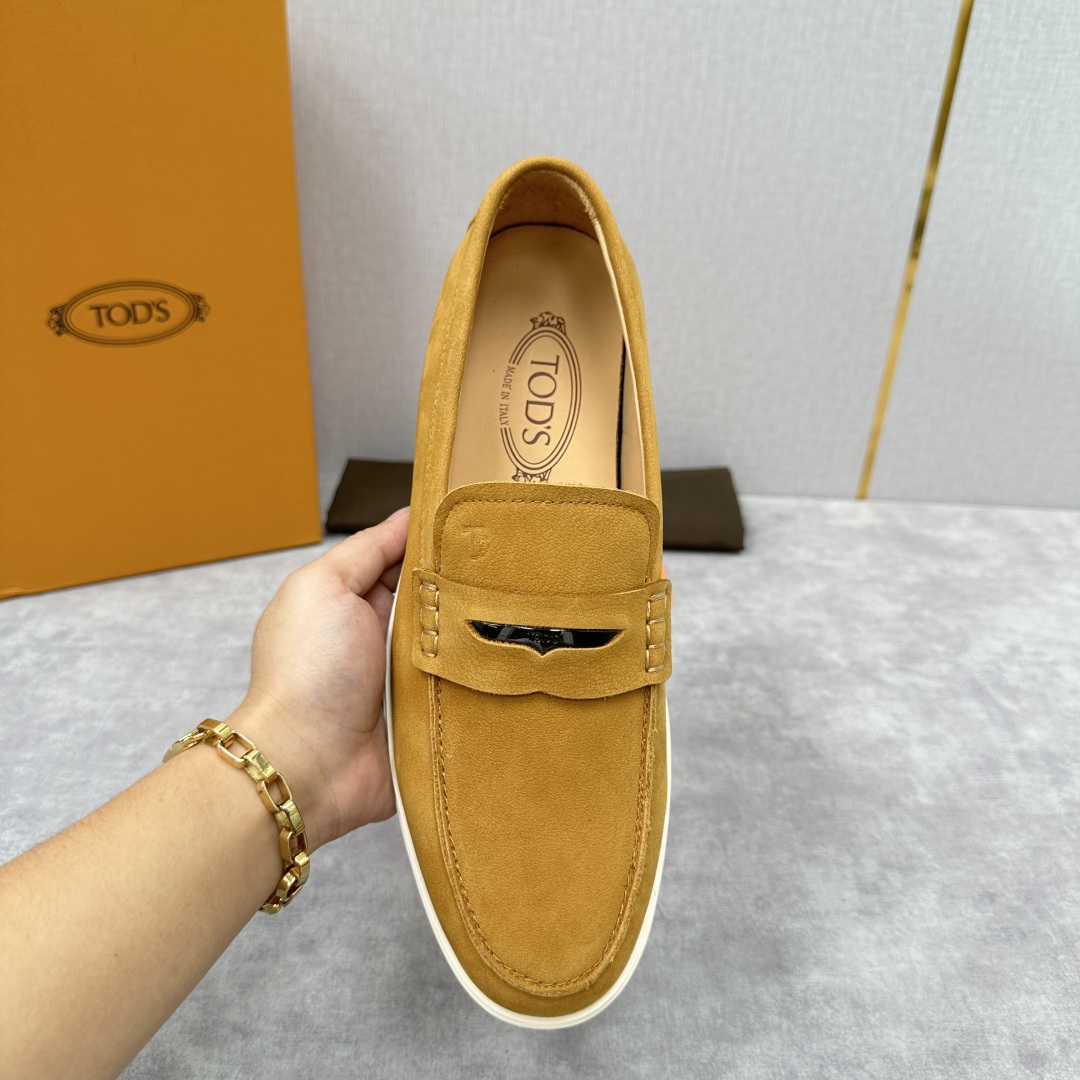 💋💍TOD*S  托德-斯 新品拉菲草（汤德森）OTV绒面皮革乐福鞋上🆕  官方  5,800   本款