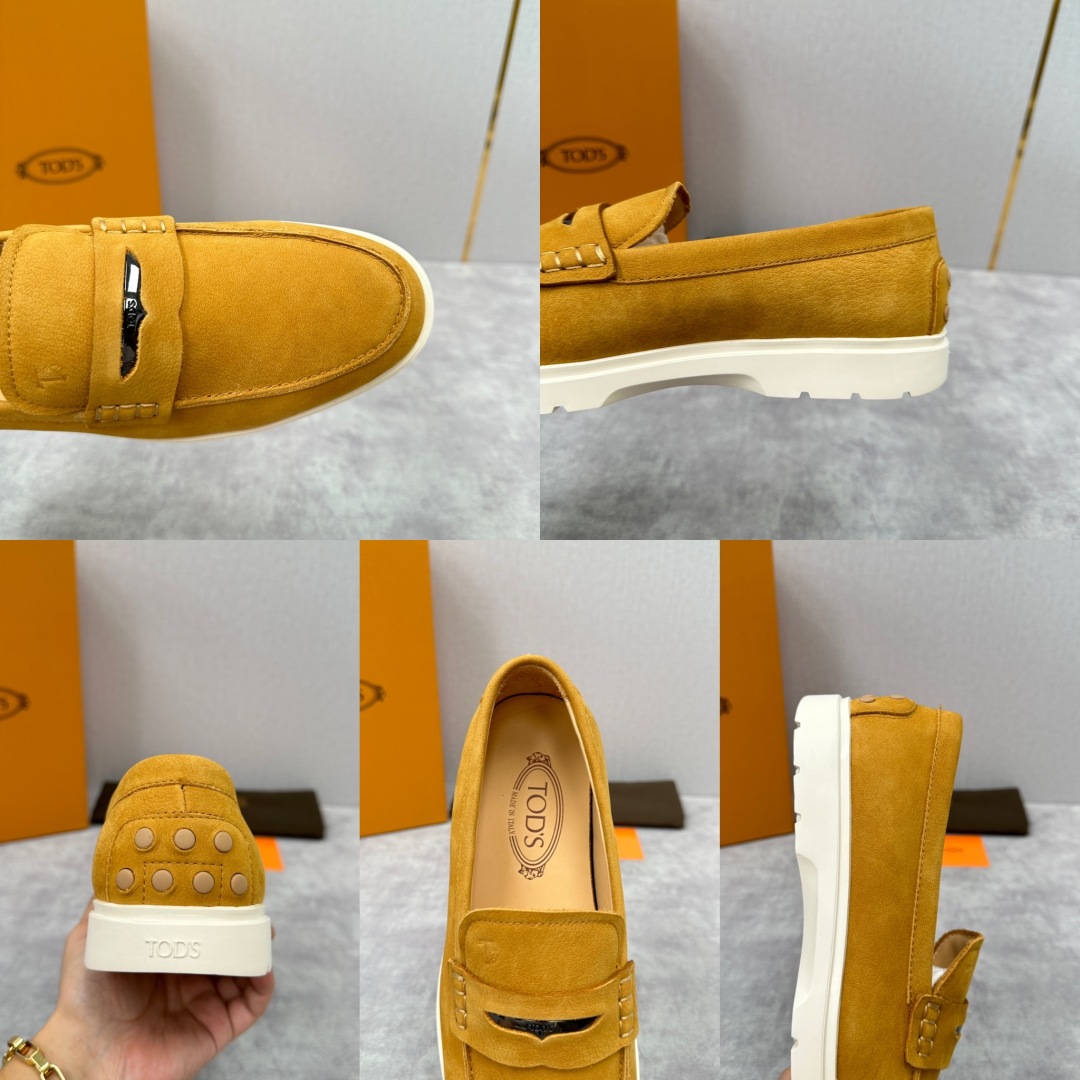 💋💍TOD*S  托德-斯 新品拉菲草（汤德森）OTV绒面皮革乐福鞋上🆕  官方  5,800   本款