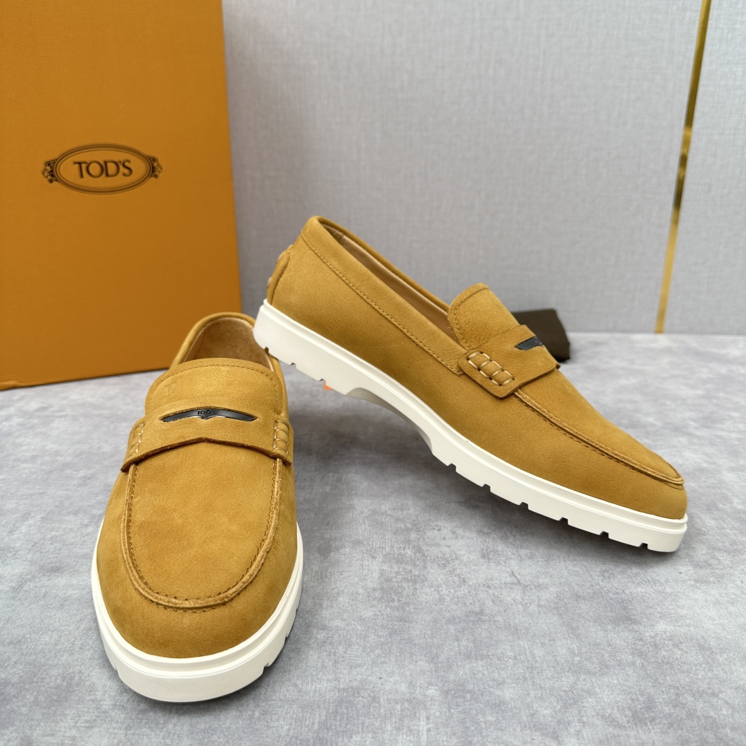 💋💍TOD*S  托德-斯 新品拉菲草（汤德森）OTV绒面皮革乐福鞋上🆕  官方  5,800   本款