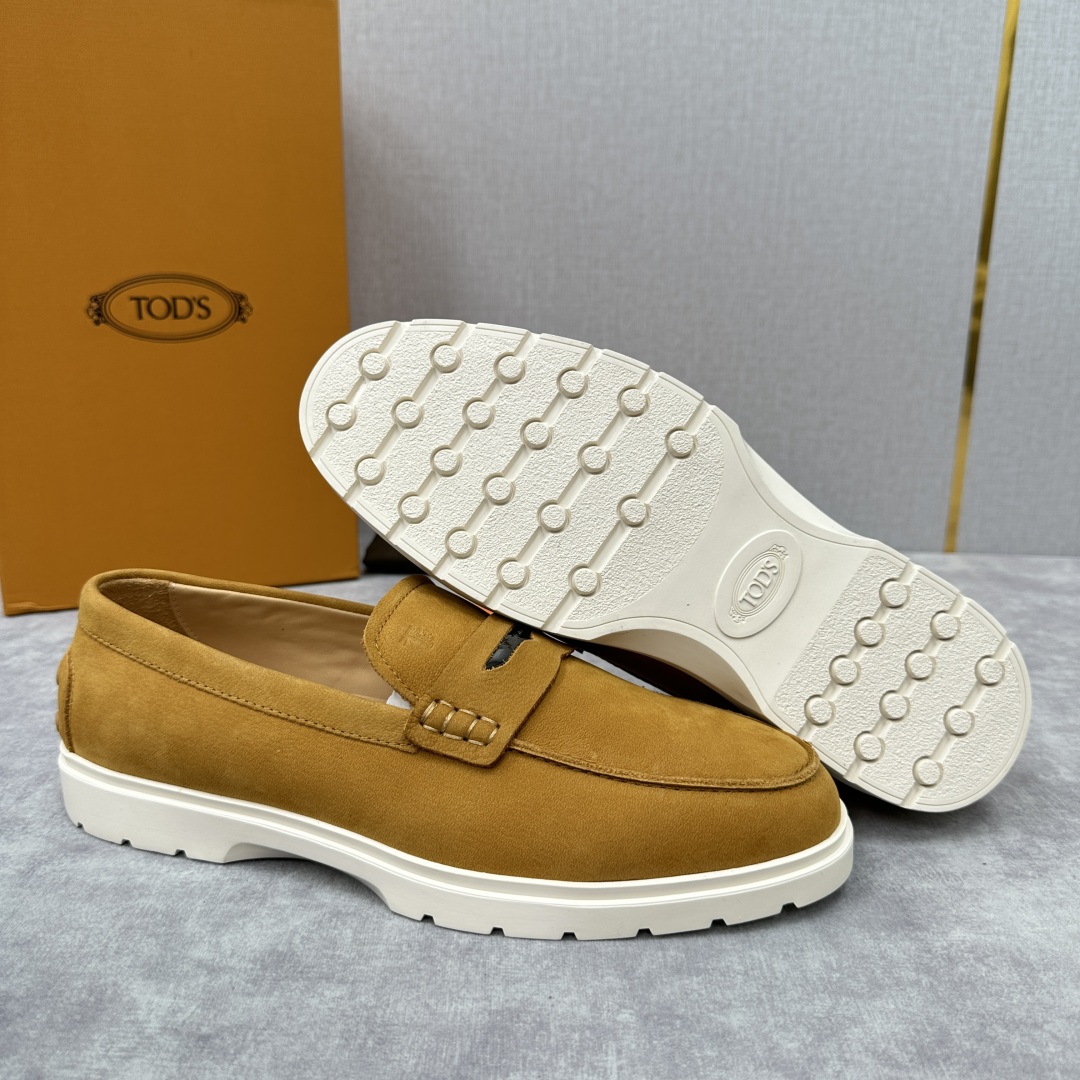 💋💍TOD*S  托德-斯 新品拉菲草（汤德森）OTV绒面皮革乐福鞋上🆕  官方  5,800   本款