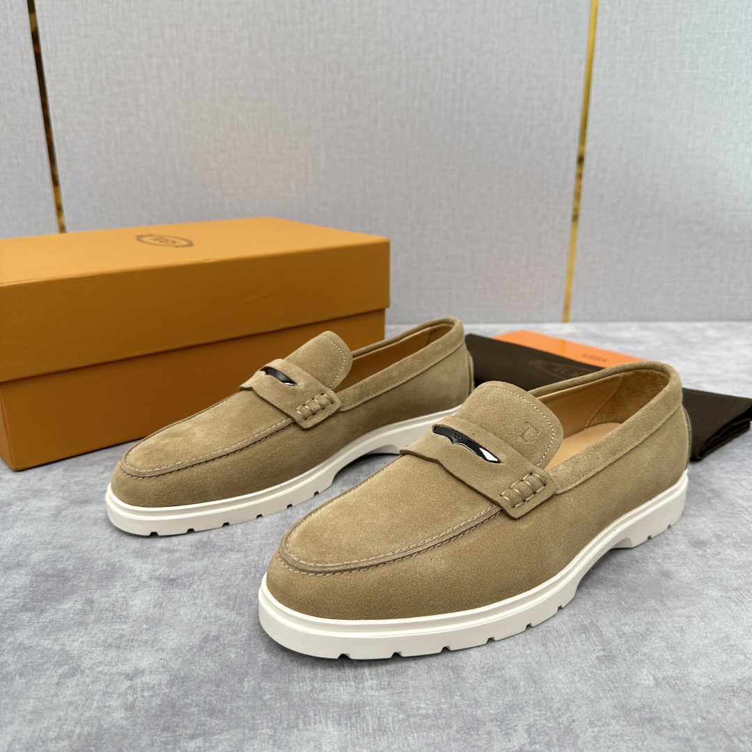💋💍TOD*S  托德-斯 新品拉菲草（汤德森）OTV绒面皮革乐福鞋上🆕  官方  5,800   本款