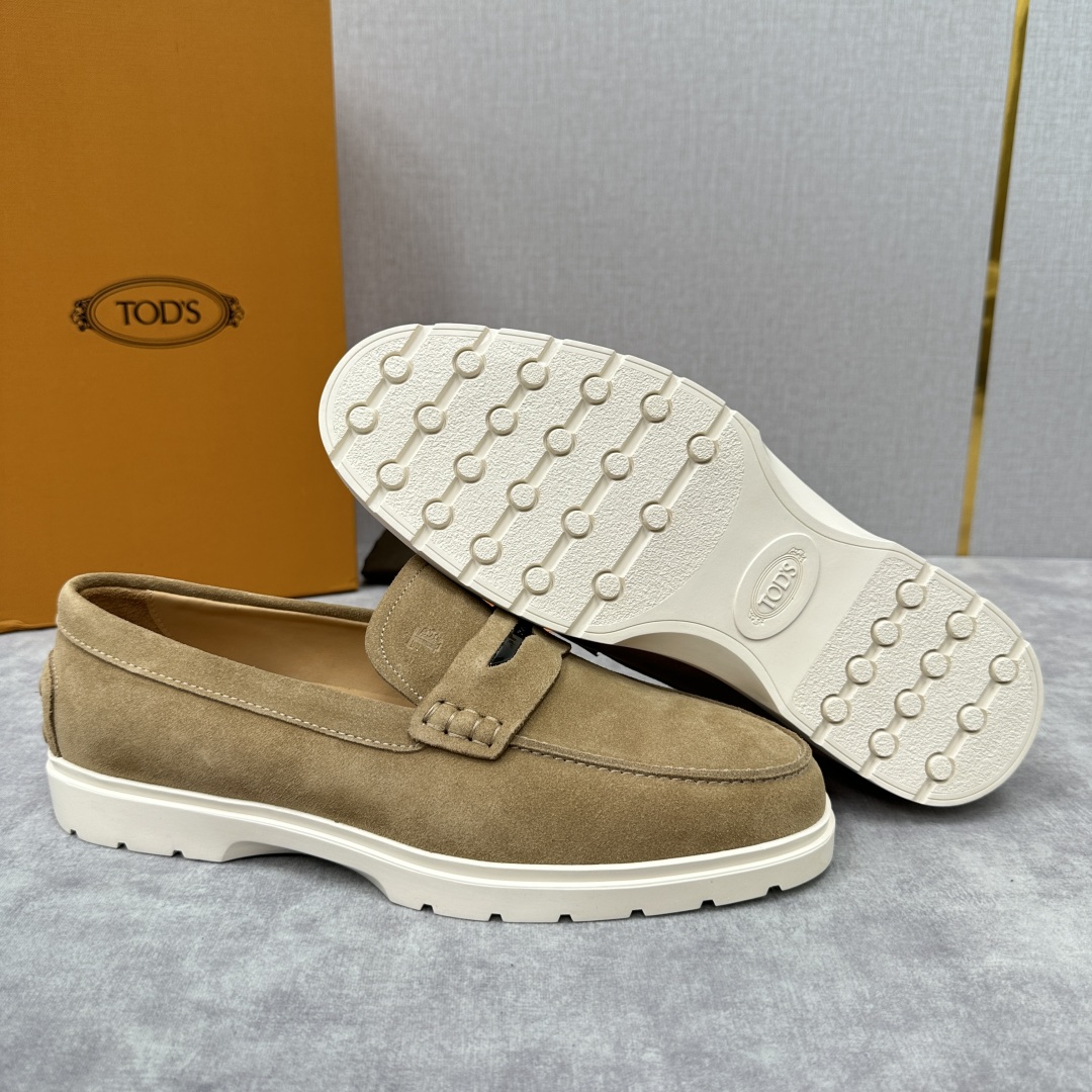 💋💍TOD*S  托德-斯 新品拉菲草（汤德森）OTV绒面皮革乐福鞋上🆕  官方  5,800   本款