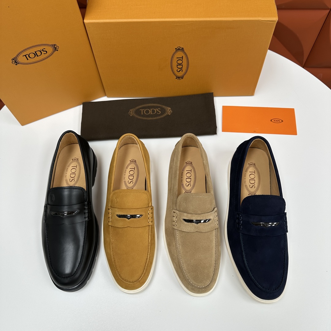 💋💍TOD*S  托德-斯 新品拉菲草（汤德森）OTV绒面皮革乐福鞋上🆕  官方  5,800   本款