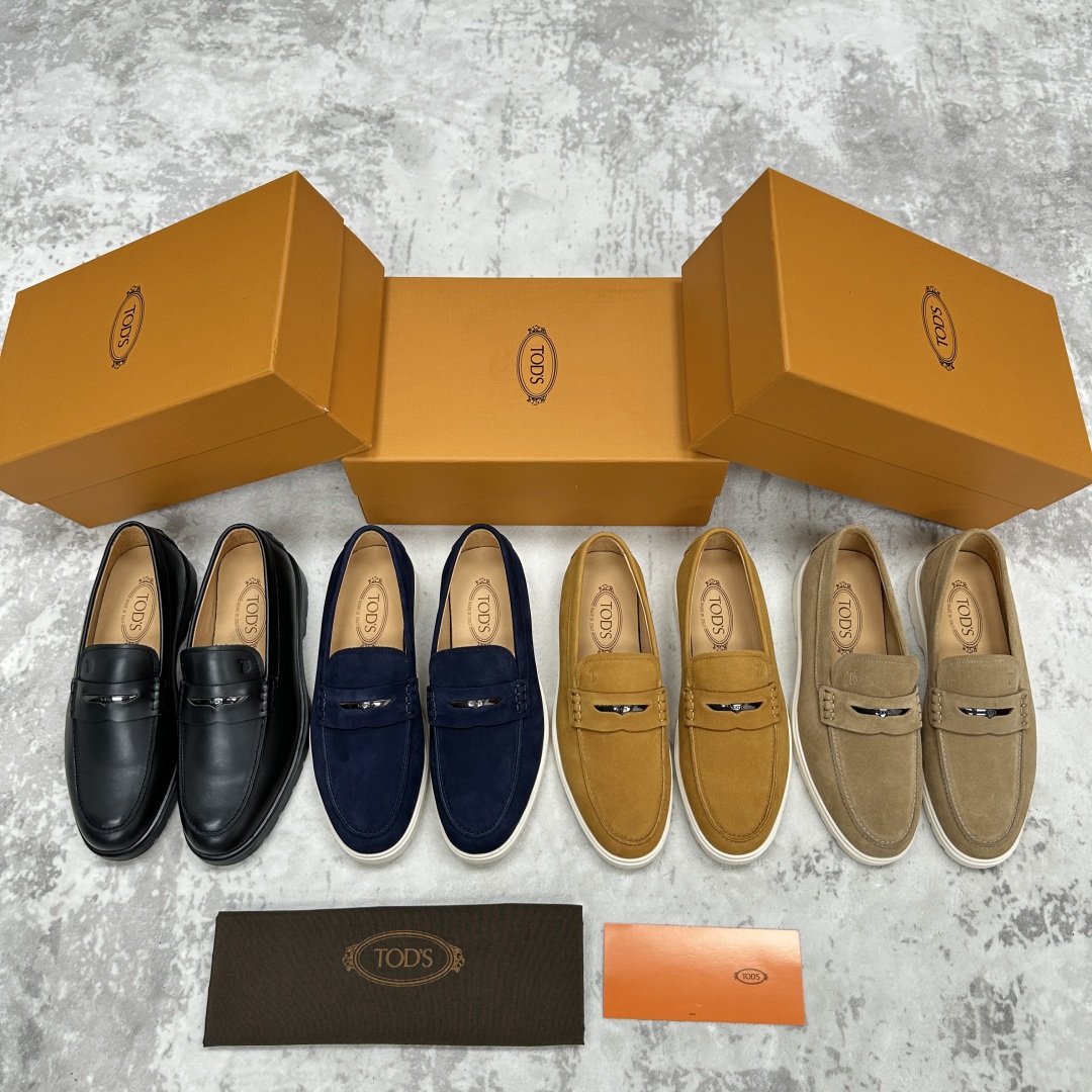 💋💍TOD*S  托德-斯 新品拉菲草（汤德森）OTV绒面皮革乐福鞋上🆕  官方  5,800   本款