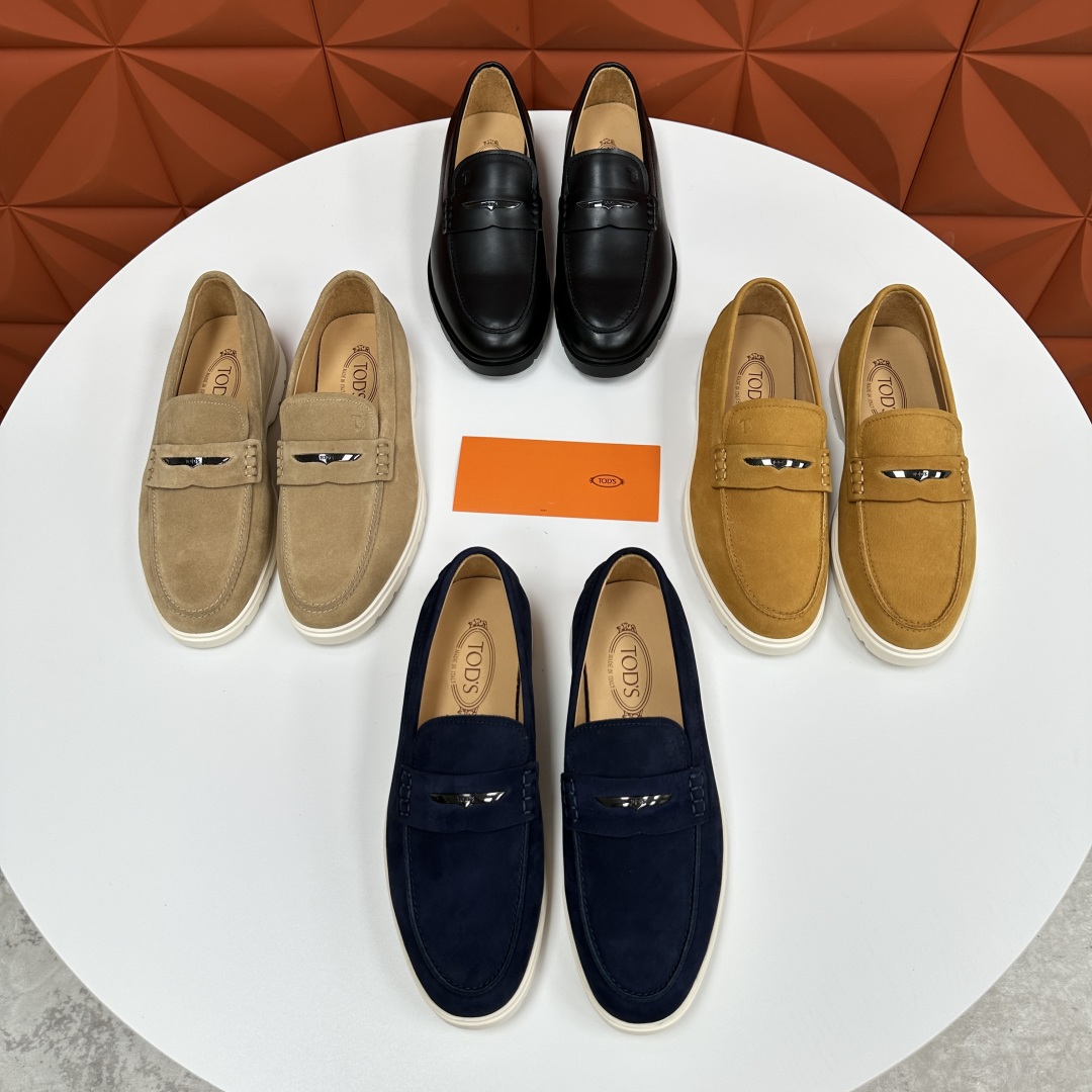 💋💍TOD*S  托德-斯 新品拉菲草（汤德森）OTV绒面皮革乐福鞋上🆕  官方  5,800   本款