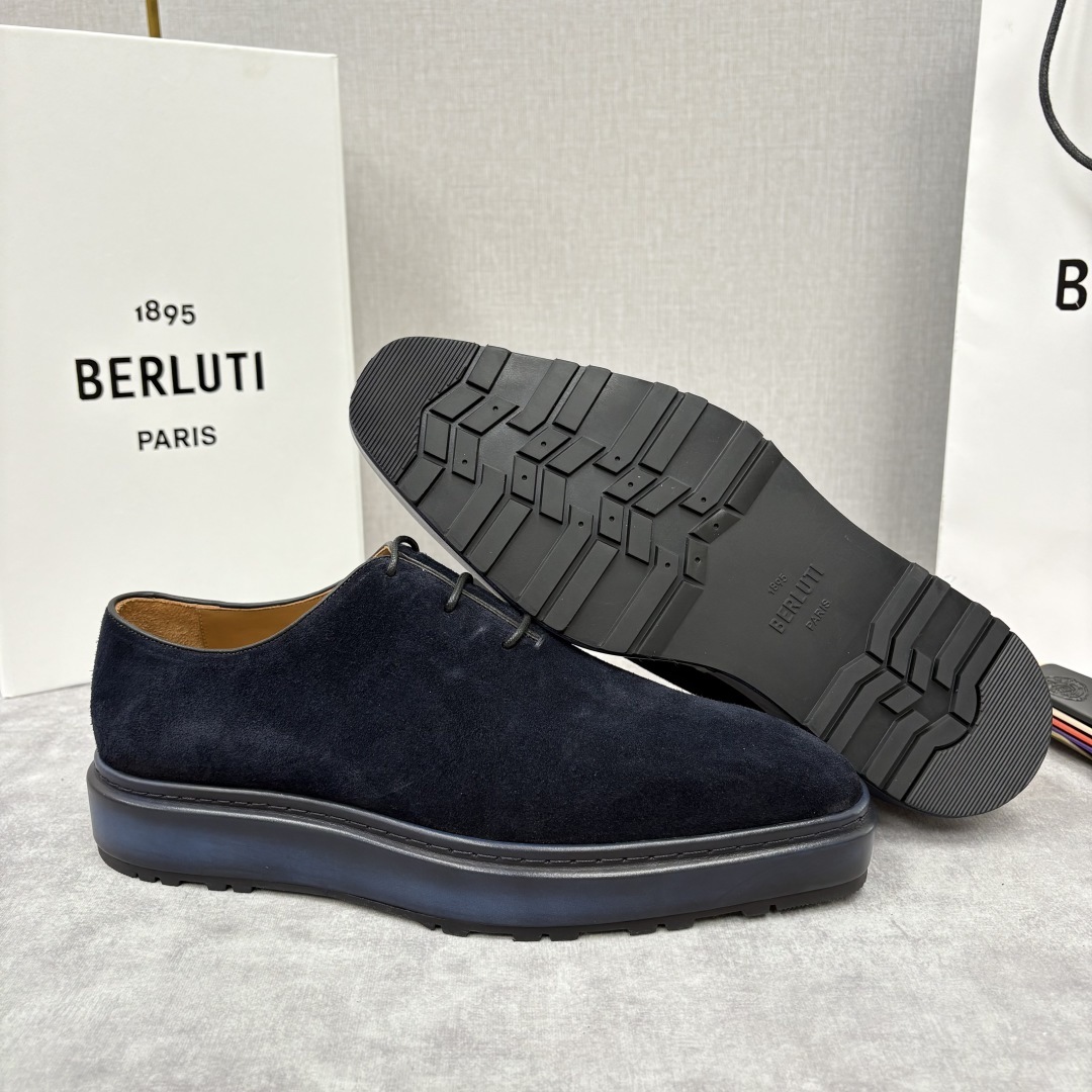 💋💍BERLUT* 布鲁提 ALTO 套脚牛津鞋 男士正装👔一脚蹬皮鞋 官方 19,500