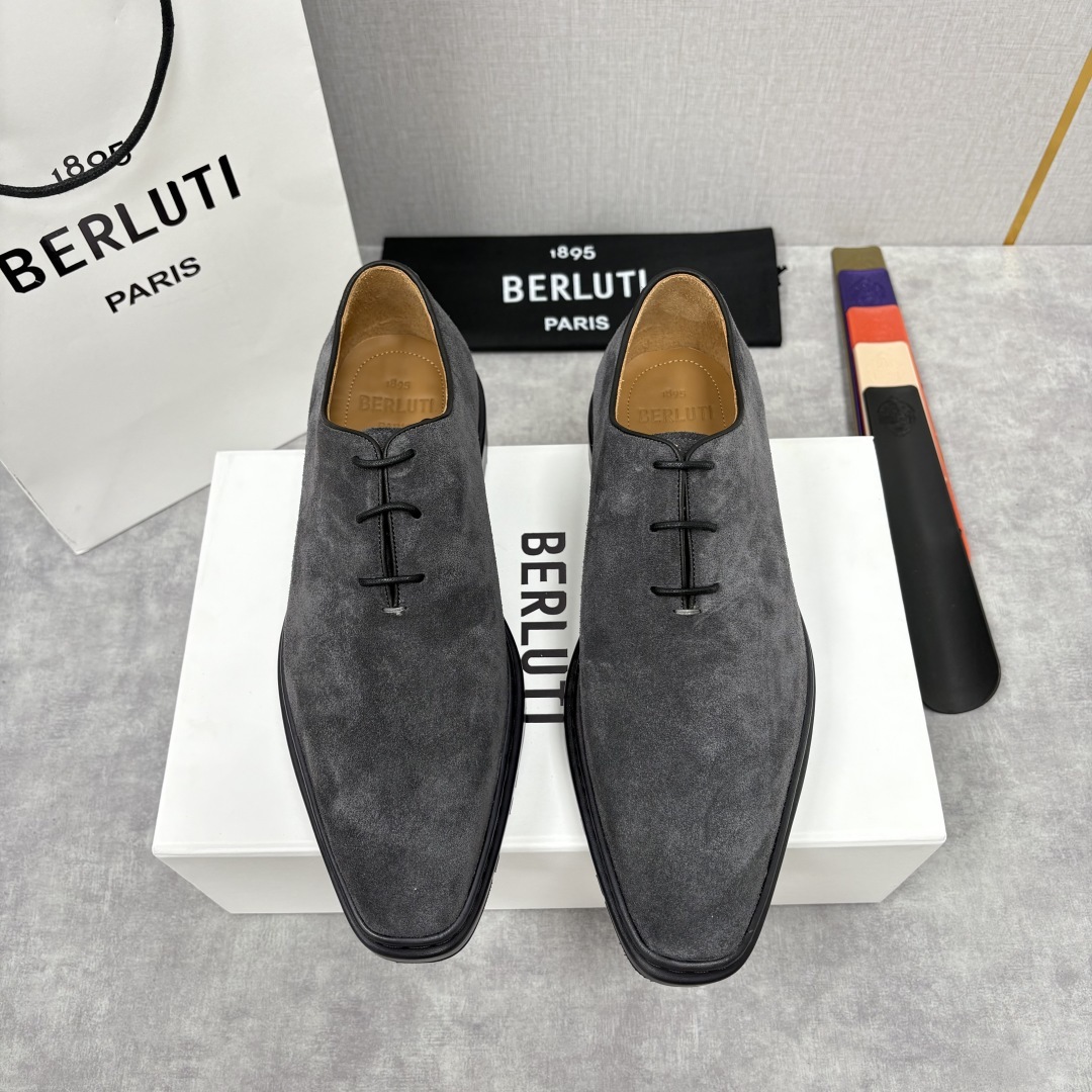 💋💍BERLUT* 布鲁提 ALTO 套脚牛津鞋 男士正装👔一脚蹬皮鞋 官方 19,500