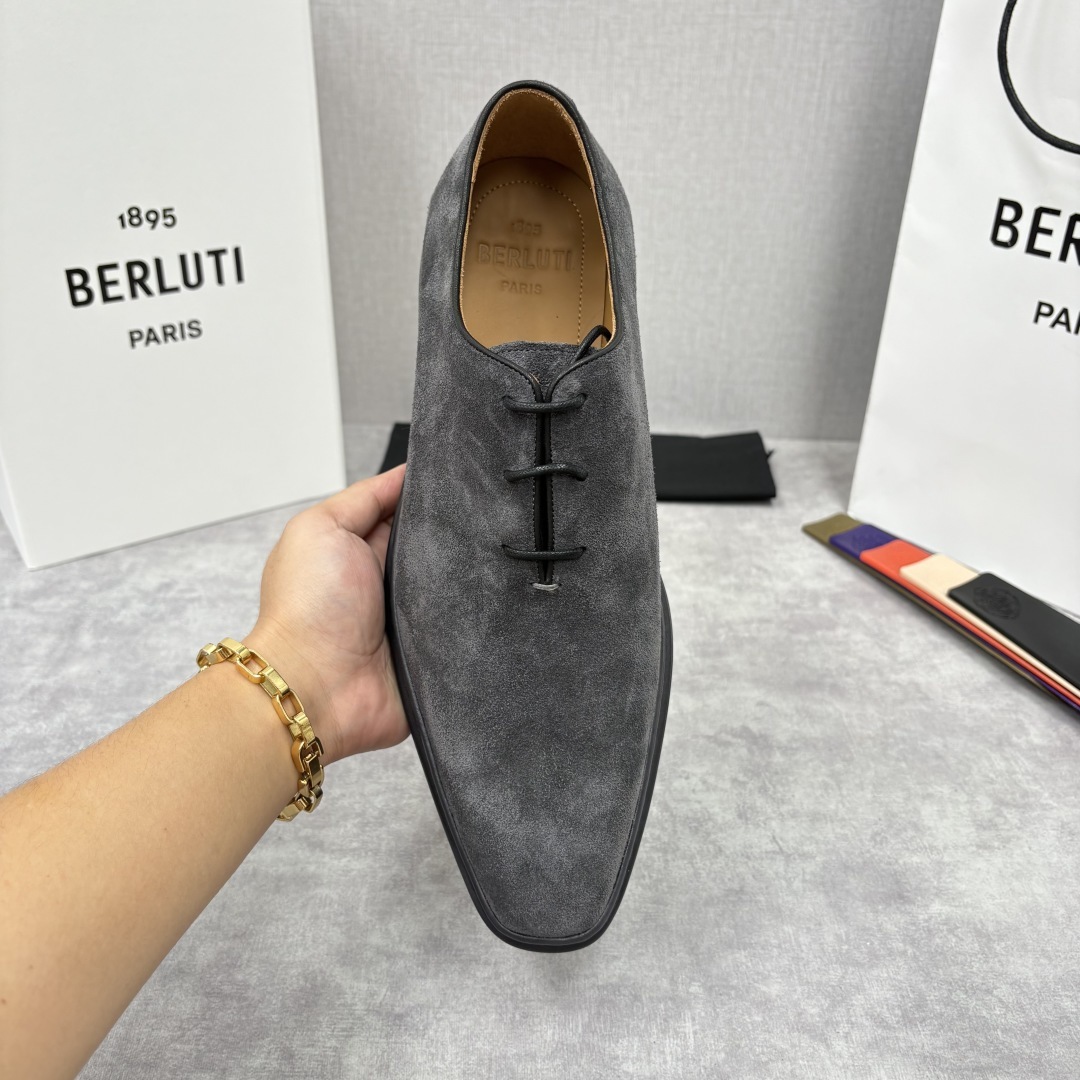 💋💍BERLUT* 布鲁提 ALTO 套脚牛津鞋 男士正装👔一脚蹬皮鞋 官方 19,500