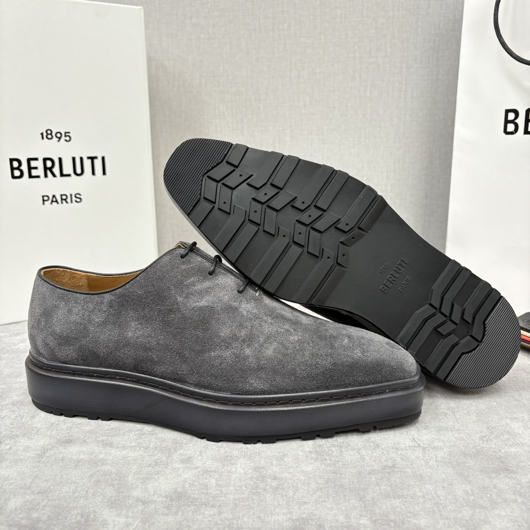 💋💍BERLUT* 布鲁提 ALTO 套脚牛津鞋 男士正装👔一脚蹬皮鞋 官方 19,500