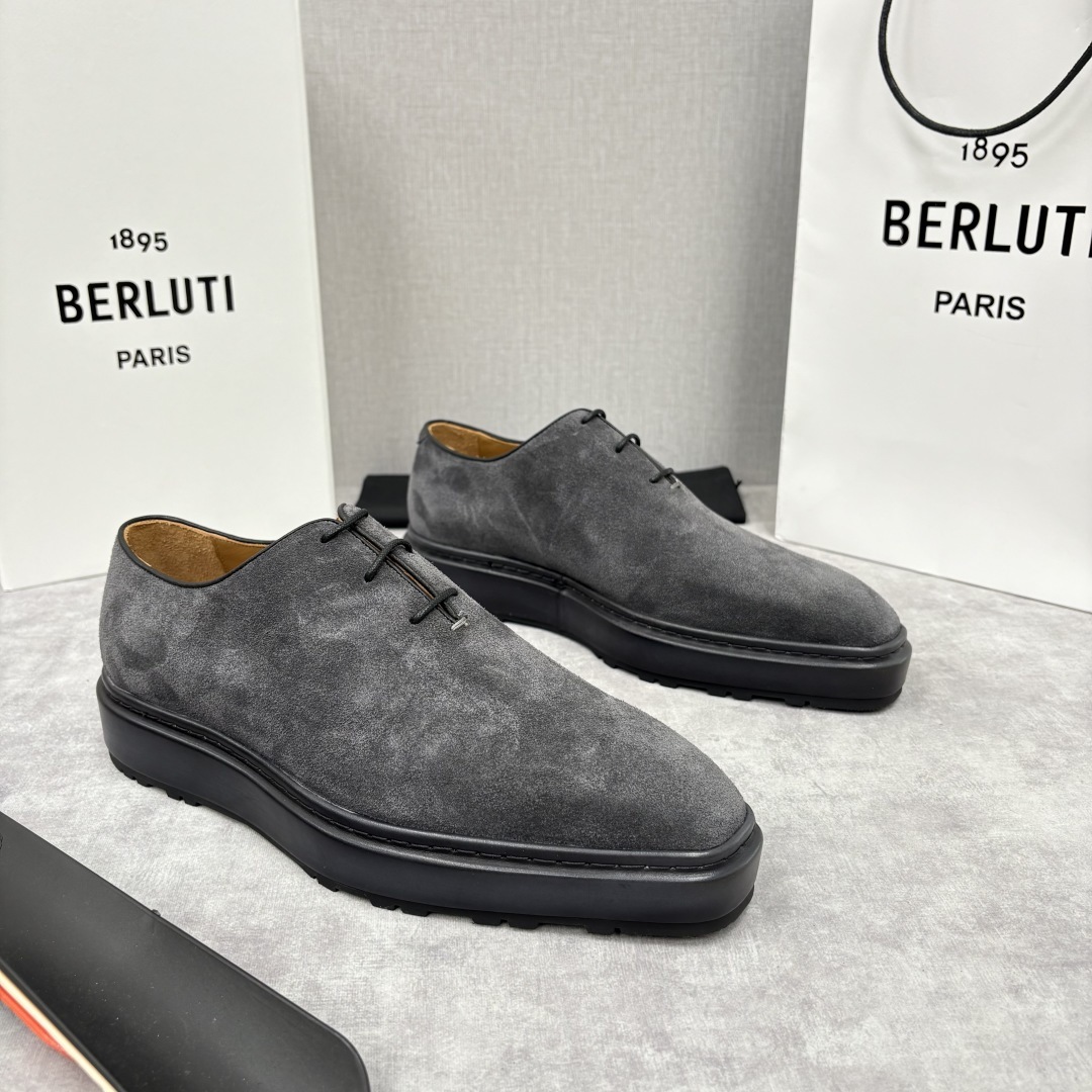 💋💍BERLUT* 布鲁提 ALTO 套脚牛津鞋 男士正装👔一脚蹬皮鞋 官方 19,500