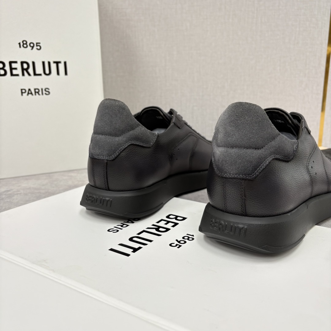 💋💍Berlut* 布鲁提 新款刀锋造型板鞋来袭 新品Stellar Scritto刺青手绘图纹休闲运动