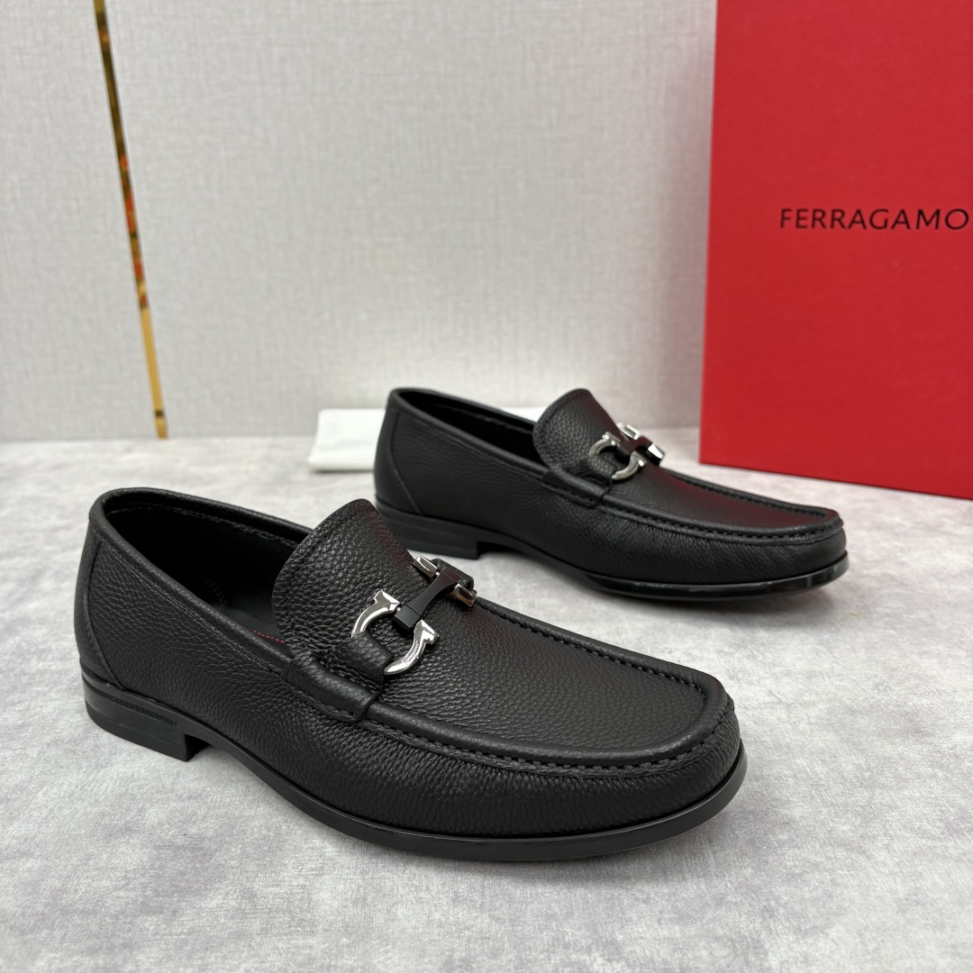 Salvatore Ferragamo Men's Gancini Leather Loafers Slip-Ons 2 cmp i1755624631306 4245 0 1