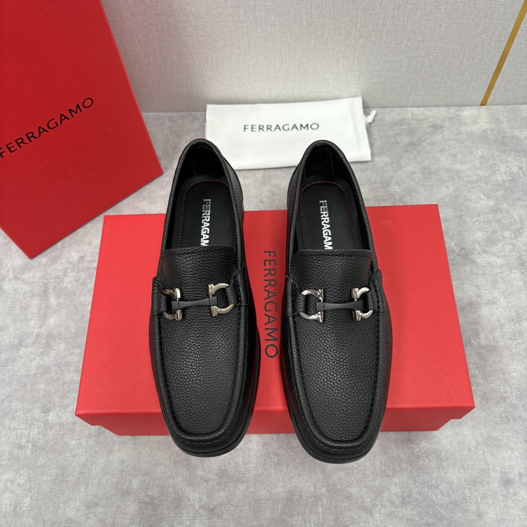 Salvatore Ferragamo Men's Gancini Leather Loafers Slip-Ons 1 cmp i1755624642644 9162 0 0