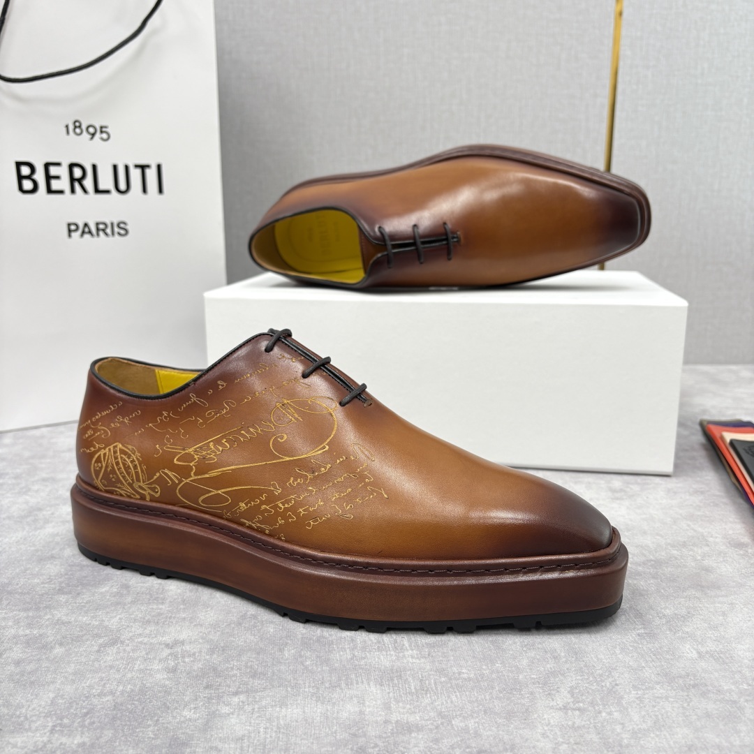 💋💍BERLUT* 布鲁提 ALTO 牛津鞋 男士正装👔皮鞋 官方 23,700 超级内卷的一款改色系带