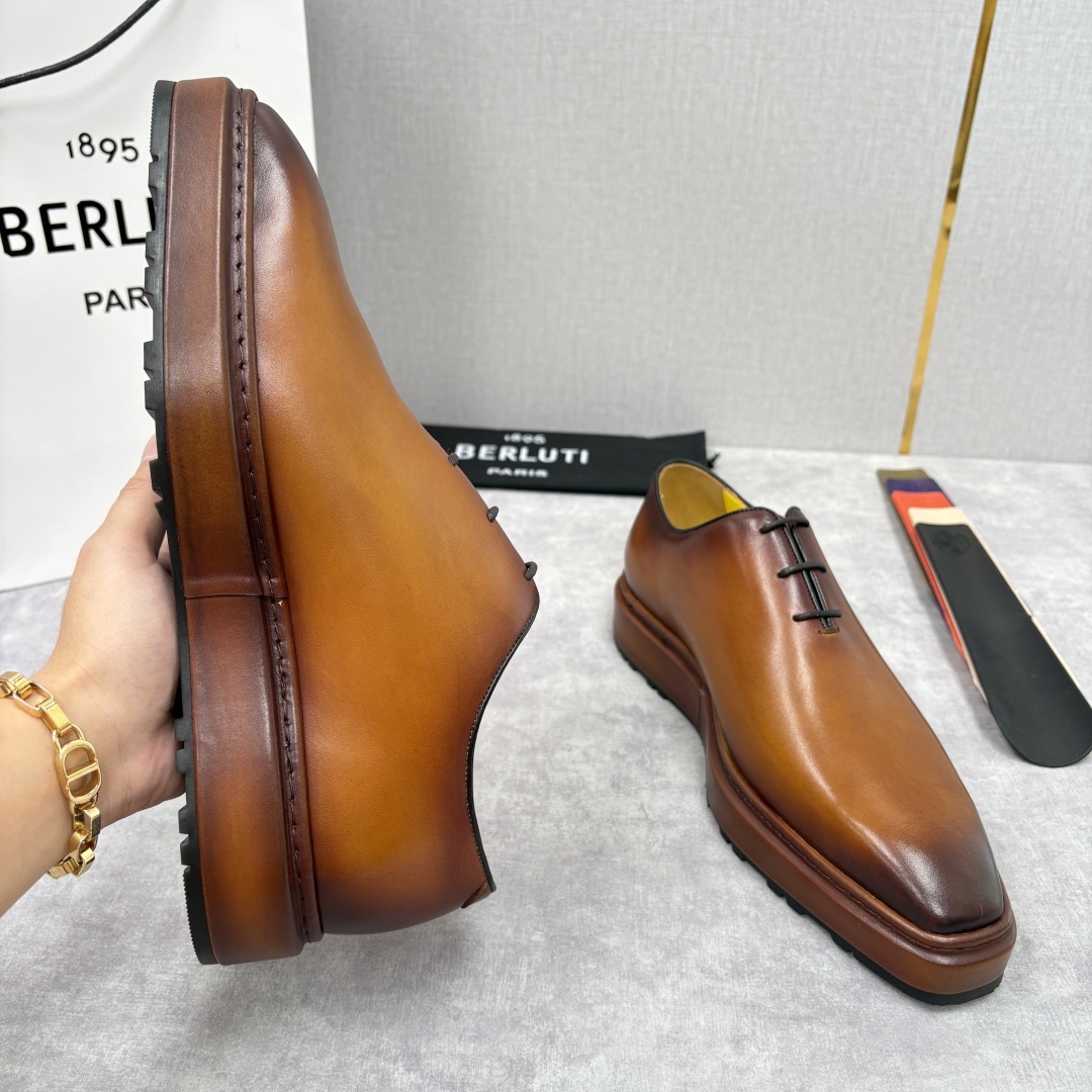 💋💍BERLUT* 布鲁提 ALTO 牛津鞋 男士正装👔皮鞋 官方 23,700 超级内卷的一款改色系带