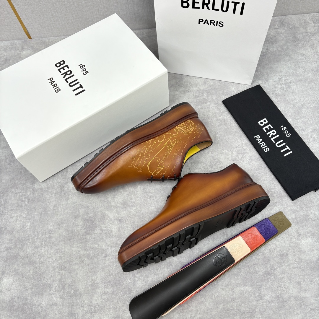 💋💍BERLUT* 布鲁提 ALTO 牛津鞋 男士正装👔皮鞋 官方 23,700 超级内卷的一款改色系带