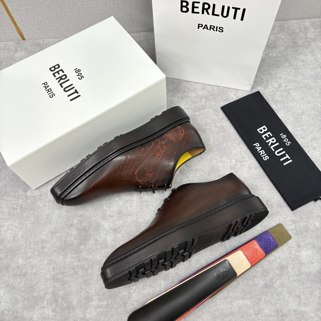 💋💍BERLUT* 布鲁提 ALTO 牛津鞋 男士正装👔皮鞋 官方 23,700 超级内卷的一款改色系带