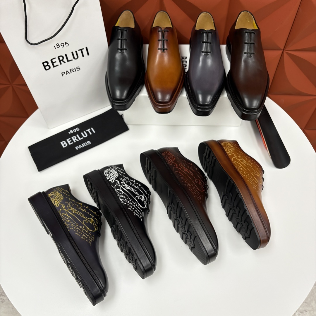 💋💍BERLUT* 布鲁提 ALTO 牛津鞋 男士正装👔皮鞋 官方 23,700 超级内卷的一款改色系带
