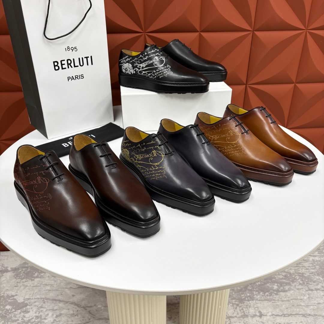 💋💍BERLUT* 布鲁提 ALTO 牛津鞋 男士正装👔皮鞋 官方 23,700 超级内卷的一款改色系带