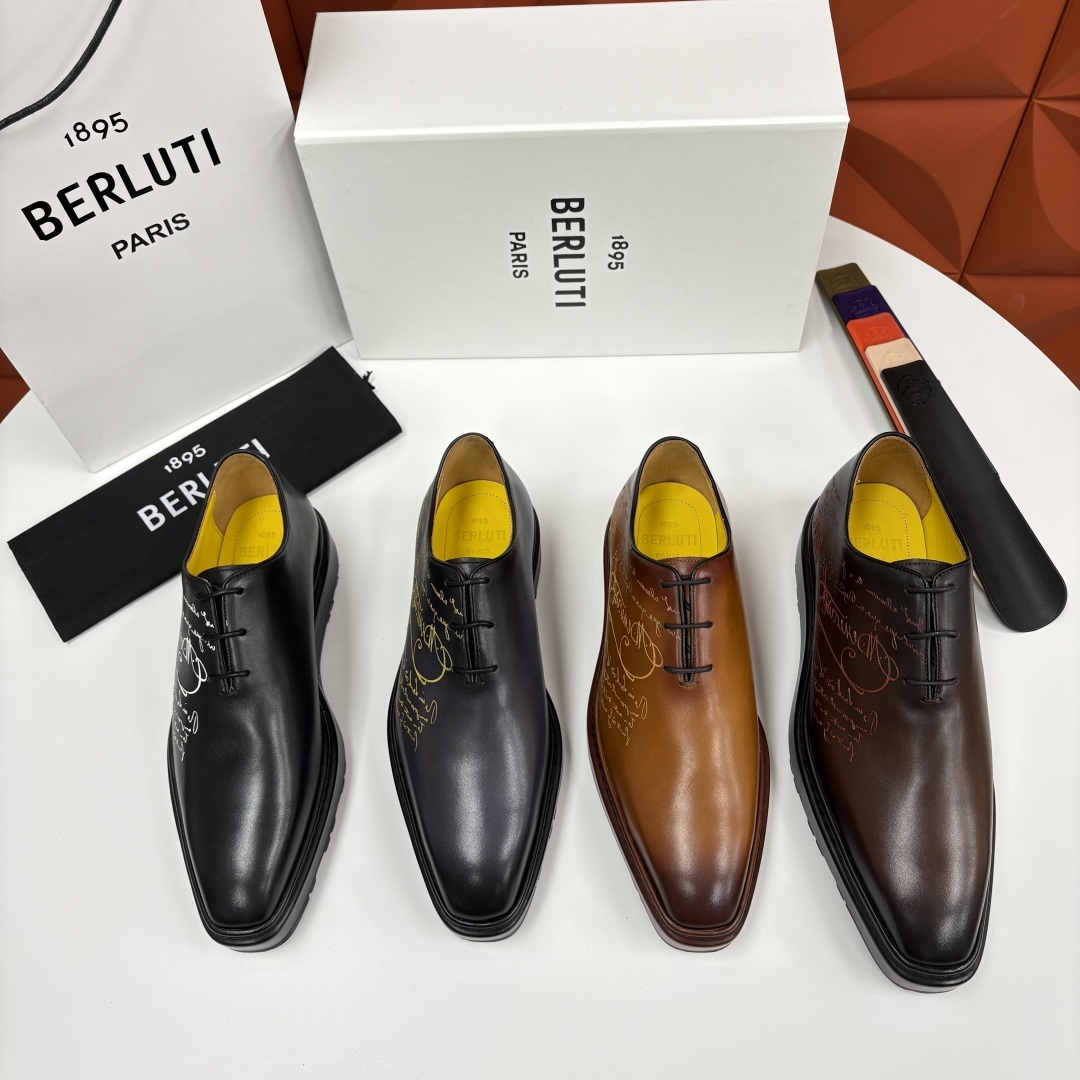 💋💍BERLUT* 布鲁提 ALTO 牛津鞋 男士正装👔皮鞋 官方 23,700 超级内卷的一款改色系带