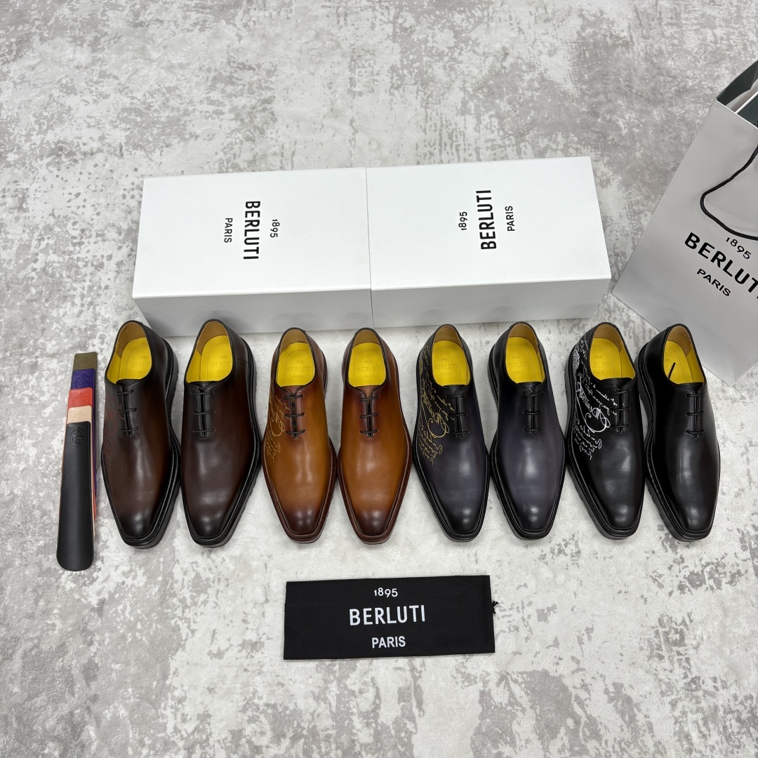 💋💍BERLUT* 布鲁提 ALTO 牛津鞋 男士正装👔皮鞋 官方 23,700 超级内卷的一款改色系带