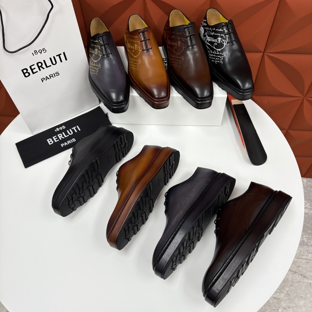 💋💍BERLUT* 布鲁提 ALTO 牛津鞋 男士正装👔皮鞋 官方 23,700 超级内卷的一款改色系带