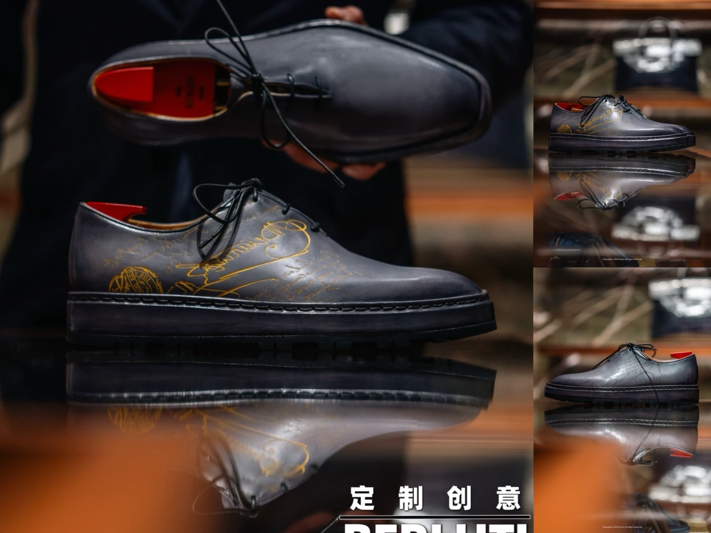 💋💍BERLUT* 布鲁提 ALTO 牛津鞋 男士正装👔皮鞋 官方 23,700 超级内卷的一款改色系带
