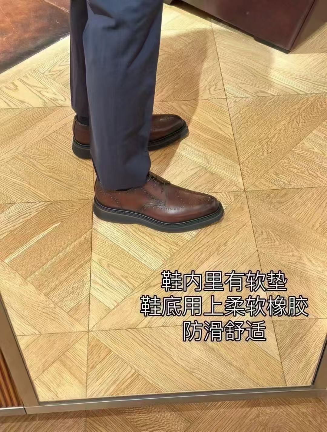 💋 💍 BERLUT* 布鲁提 New Alessio皮革布洛克雕花牛津鞋 官方 17,100 男士厚底