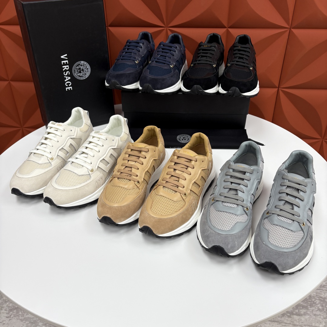 💋💍VS 家新品 Versac* 范思-哲 新款男士休闲鞋，当时尚与舒适邂逅，这款运动鞋应运而生，每一处