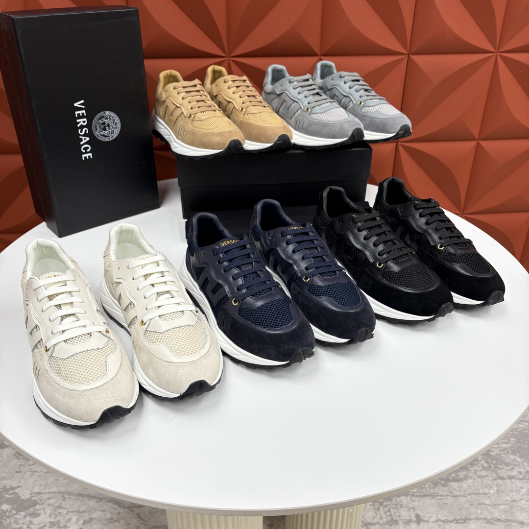💋💍VS 家新品 Versac* 范思-哲 新款男士休闲鞋，当时尚与舒适邂逅，这款运动鞋应运而生，每一处