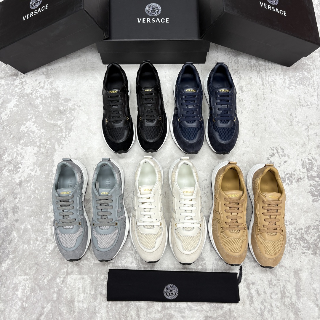 💋💍VS 家新品 Versac* 范思-哲 新款男士休闲鞋，当时尚与舒适邂逅，这款运动鞋应运而生，每一处