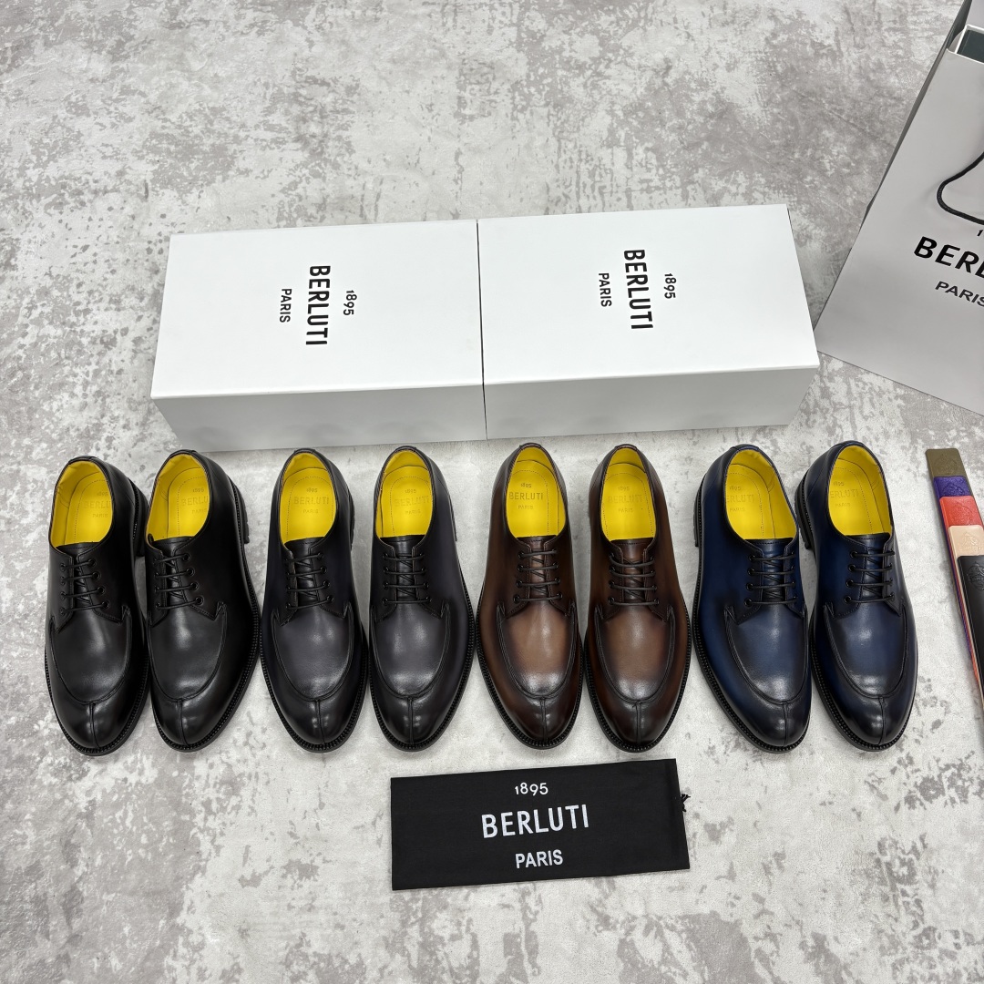💋💍Berlut* 布鲁提 新品上架 New Oslo 皮革男士正装鞋皮鞋系列👞 New Oslo 系列