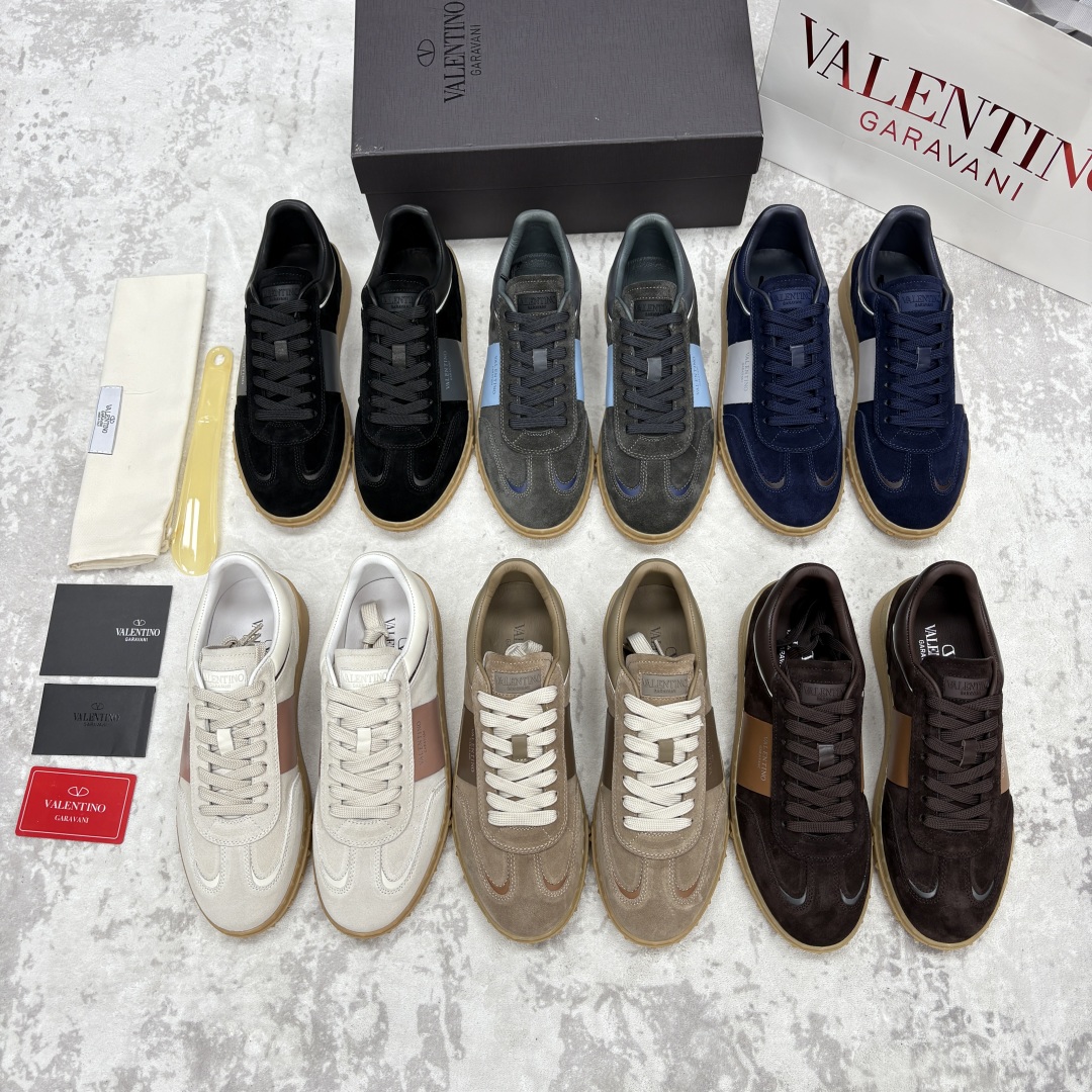 💋💍VT新品 VALENTIN* Garavan* 华伦～ 低帮运动鞋板鞋系列 鞋面采用高品质的绒面革和