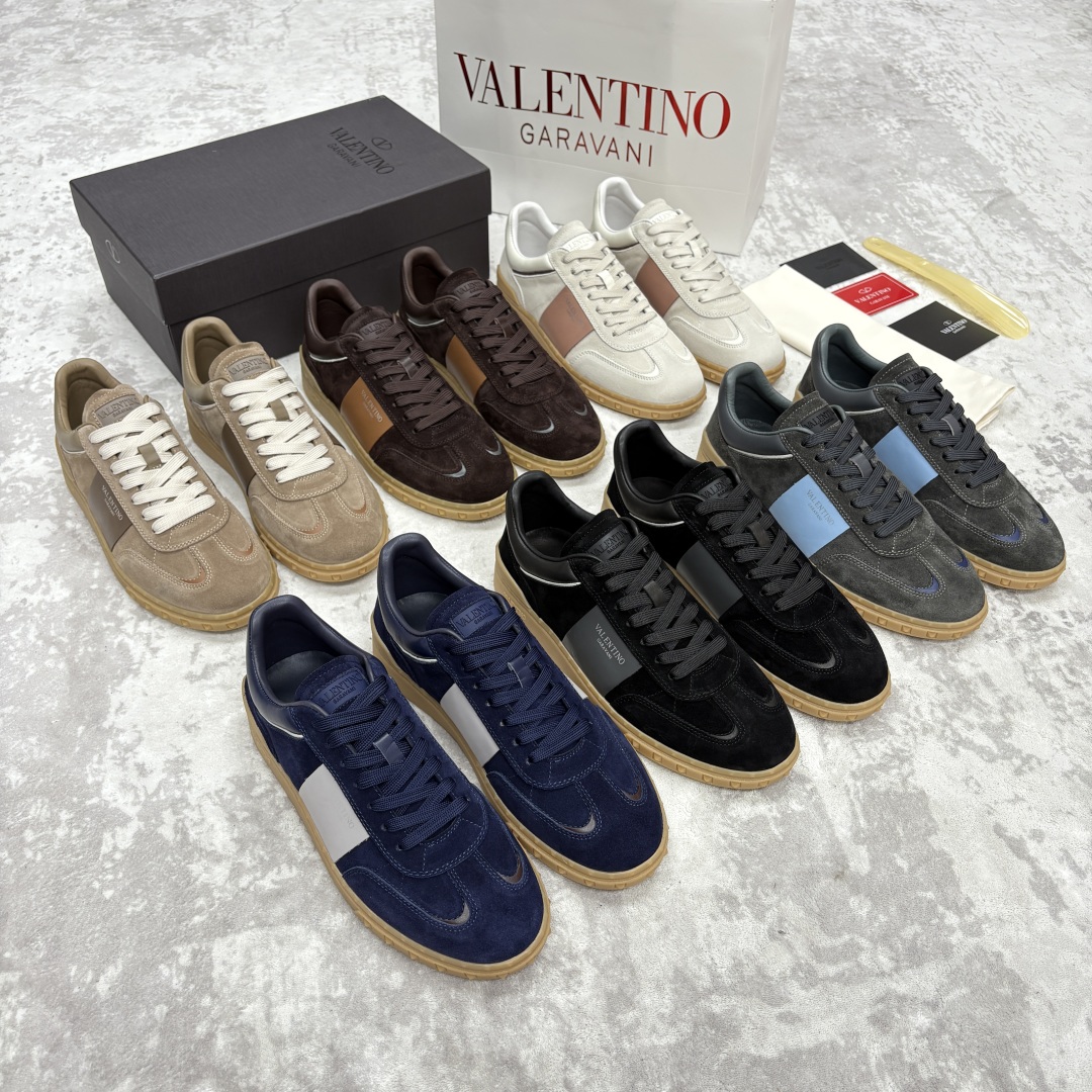 💋💍VT新品 VALENTIN* Garavan* 华伦～ 低帮运动鞋板鞋系列 鞋面采用高品质的绒面革和