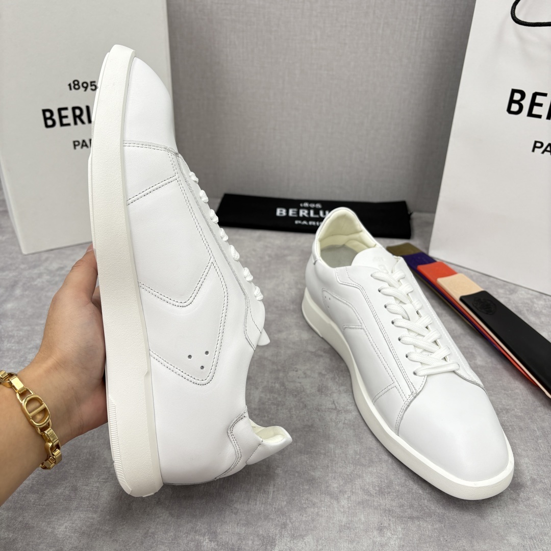 💋💍Berlut* 布鲁提 新款刀锋造型板鞋来袭 新品Stellar Scritto刺青手绘图纹休闲运动