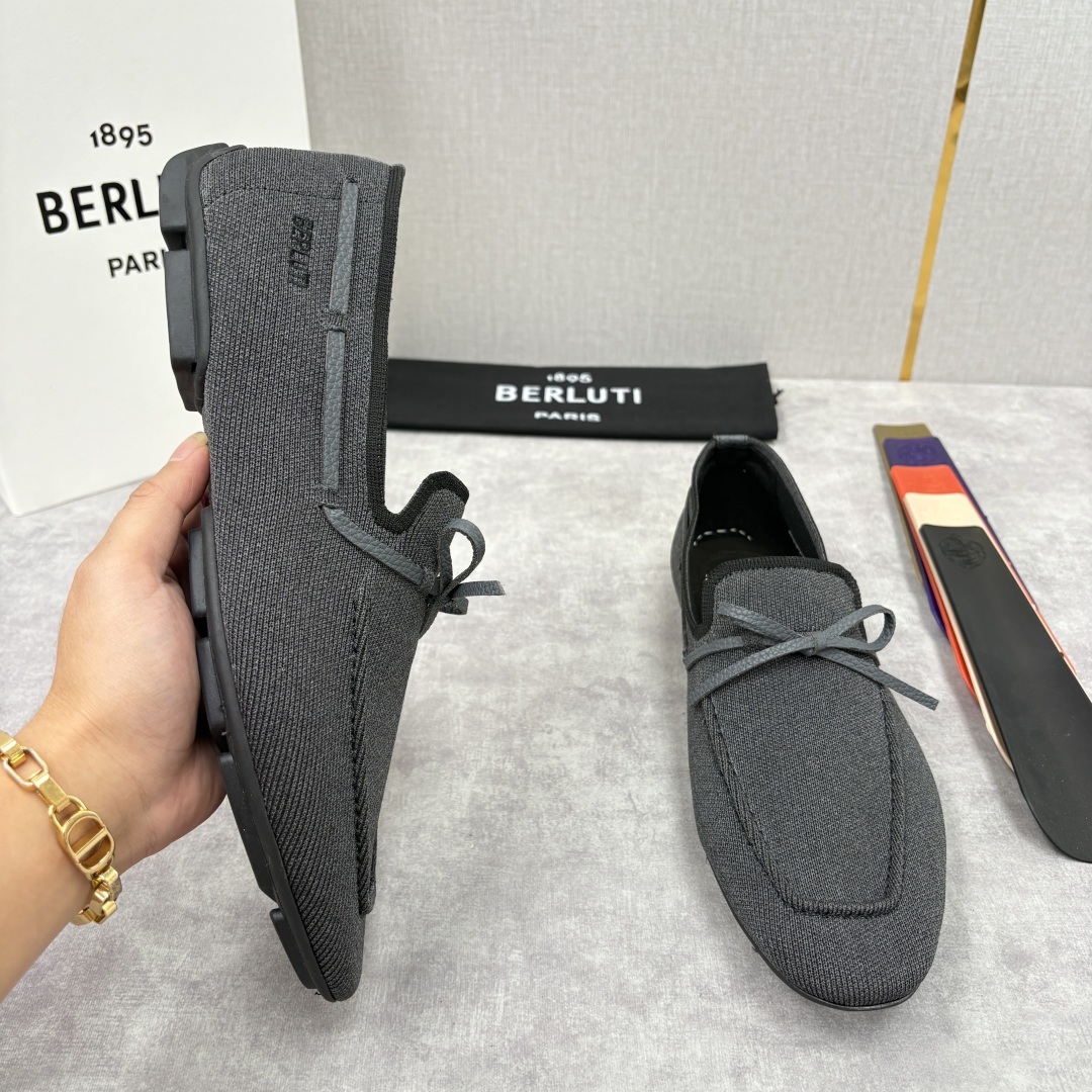 💋💍Berlut* 布鲁提 独家新品 Lorenzo Drive乐福鞋,以驾车鞋为灵感的乐福鞋 采用了T