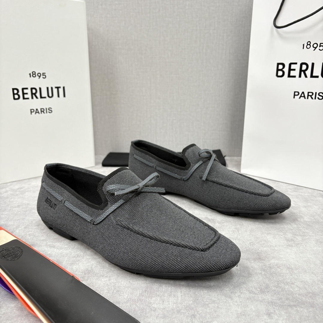 💋💍Berlut* 布鲁提 独家新品 Lorenzo Drive乐福鞋,以驾车鞋为灵感的乐福鞋 采用了T