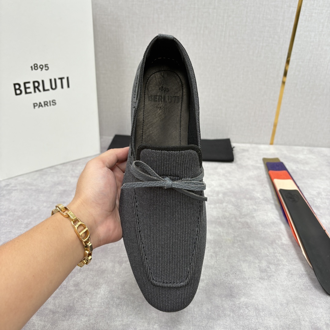 💋💍Berlut* 布鲁提 独家新品 Lorenzo Drive乐福鞋,以驾车鞋为灵感的乐福鞋 采用了T