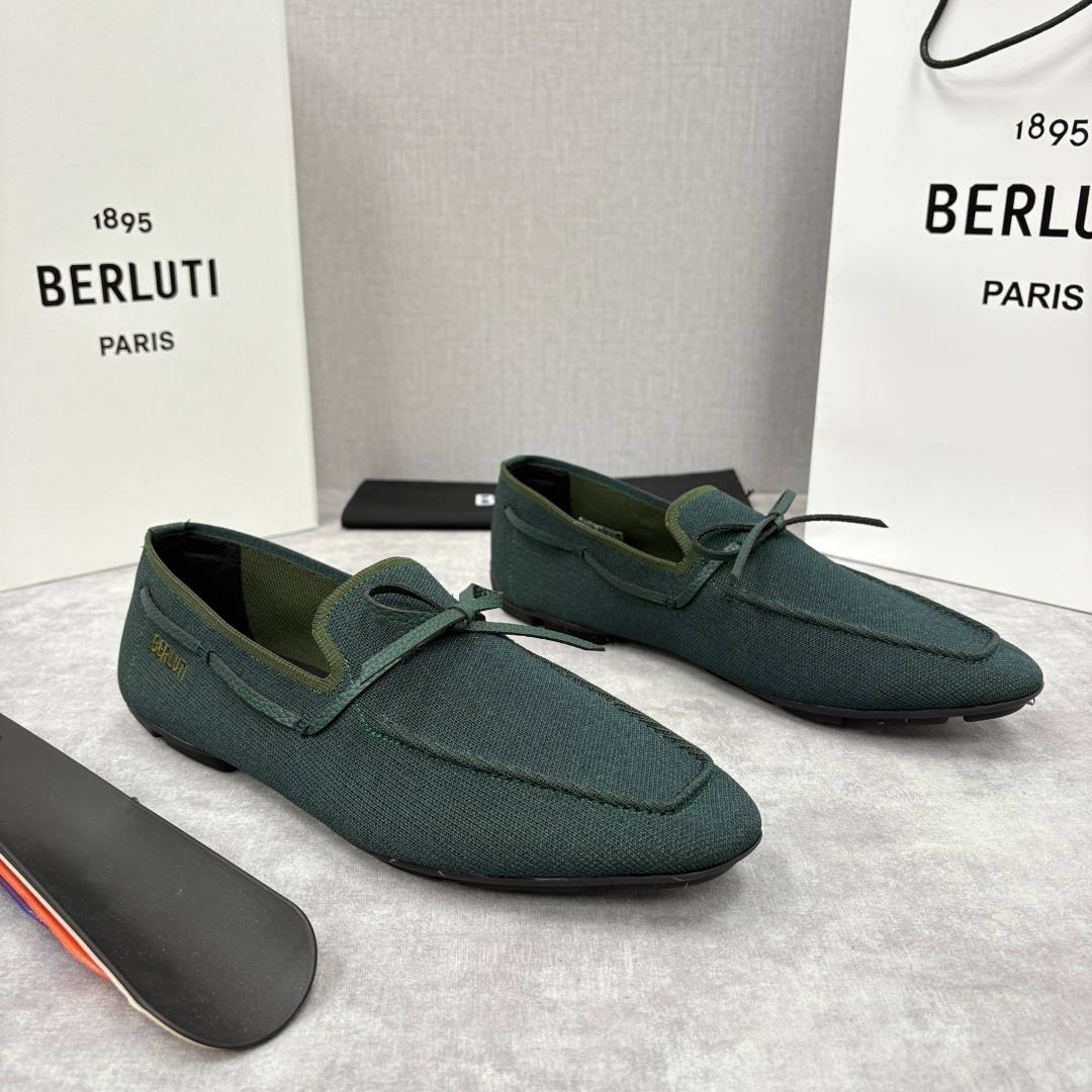 💋💍Berlut* 布鲁提 独家新品 Lorenzo Drive乐福鞋,以驾车鞋为灵感的乐福鞋 采用了T