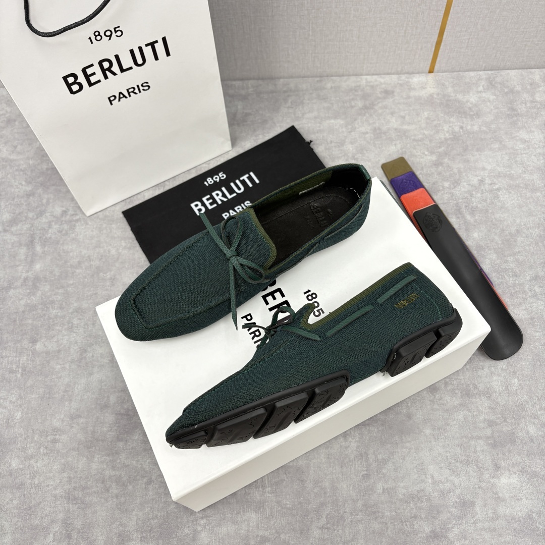 💋💍Berlut* 布鲁提 独家新品 Lorenzo Drive乐福鞋,以驾车鞋为灵感的乐福鞋 采用了T
