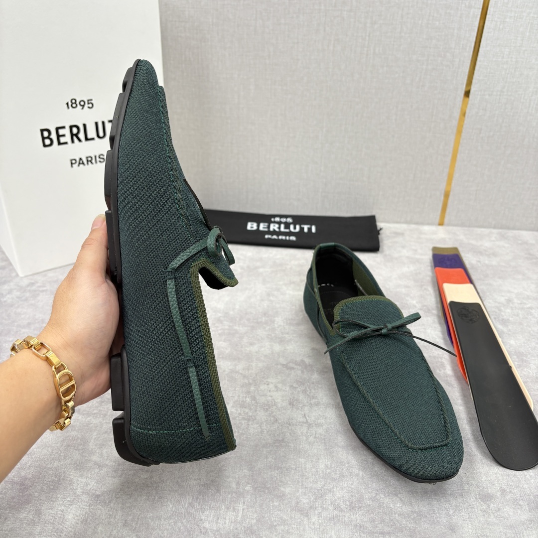 💋💍Berlut* 布鲁提 独家新品 Lorenzo Drive乐福鞋,以驾车鞋为灵感的乐福鞋 采用了T