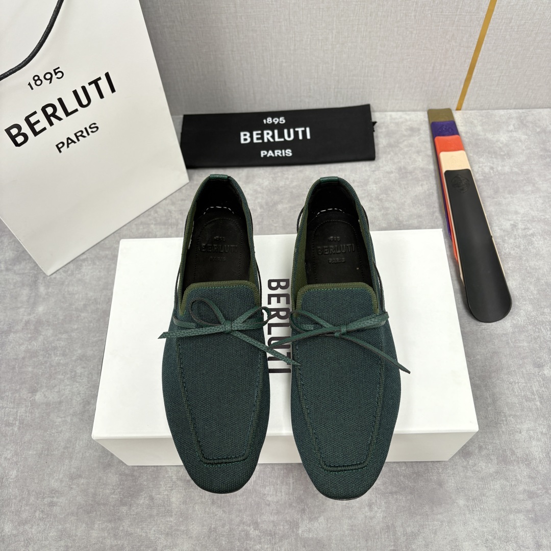 💋💍Berlut* 布鲁提 独家新品 Lorenzo Drive乐福鞋,以驾车鞋为灵感的乐福鞋 采用了T