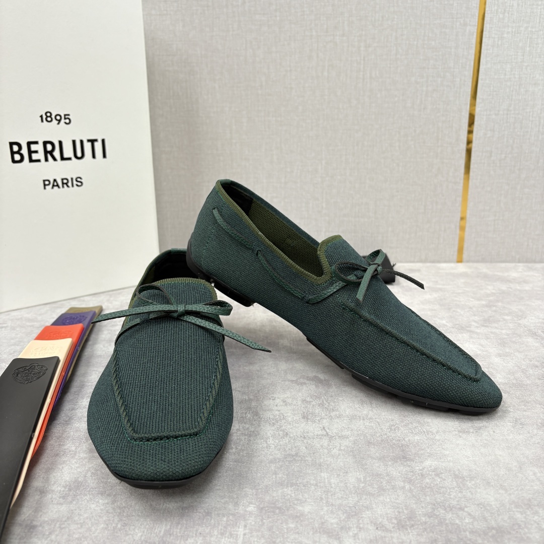 💋💍Berlut* 布鲁提 独家新品 Lorenzo Drive乐福鞋,以驾车鞋为灵感的乐福鞋 采用了T