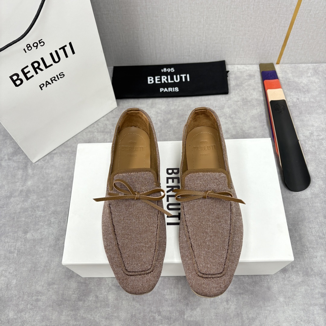 💋💍Berlut* 布鲁提 独家新品 Lorenzo Drive乐福鞋,以驾车鞋为灵感的乐福鞋 采用了T